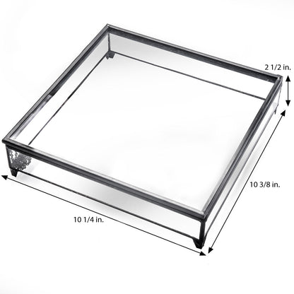 Box 749 Glass Display Box - Shallow Square