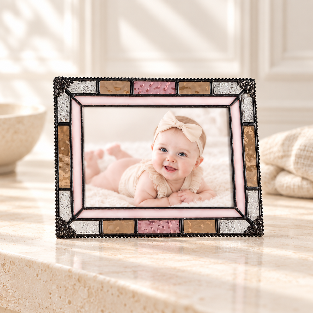 Ivory, Peach and Florentine Easel Frames | PIC 454 | Wholesale
