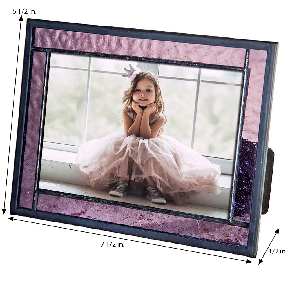 Pic 369 Purple Glass - Easel Back Frame  Series