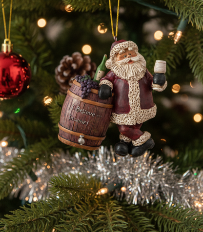 Bac 709 Santa w/Wine Barrel