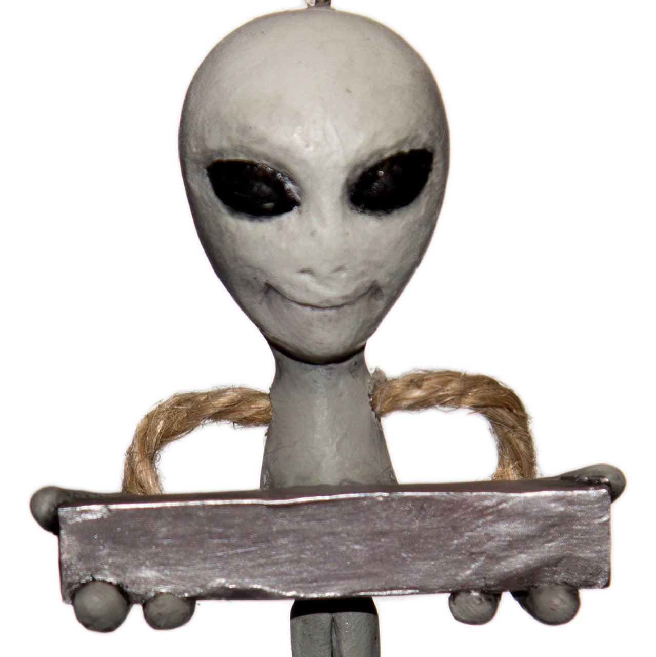 Bac 176 Alien Ornament with Sign Set of 3