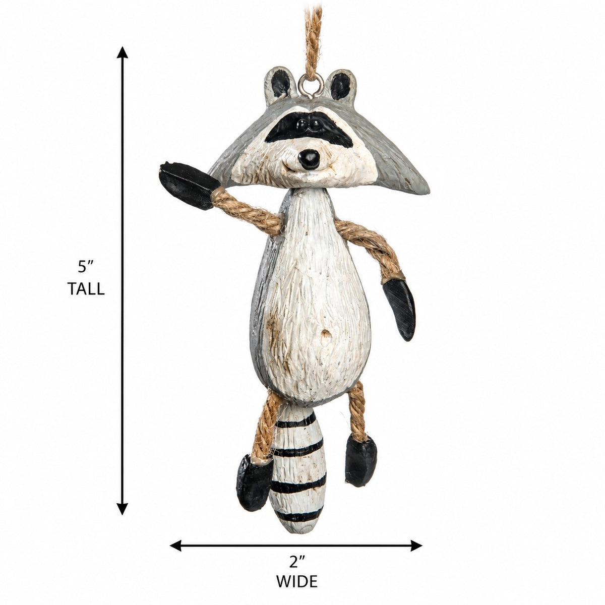 Raccoon Ornament - Northwoods Wildlife - BAC 076