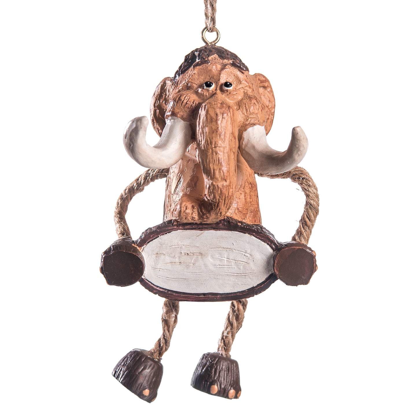 Bac 180 Wooly Mammoth with Sign Ornament