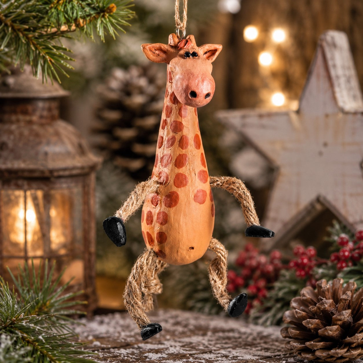 Giraffe Ornament - Zoo & Safari Animal - BAC 007
