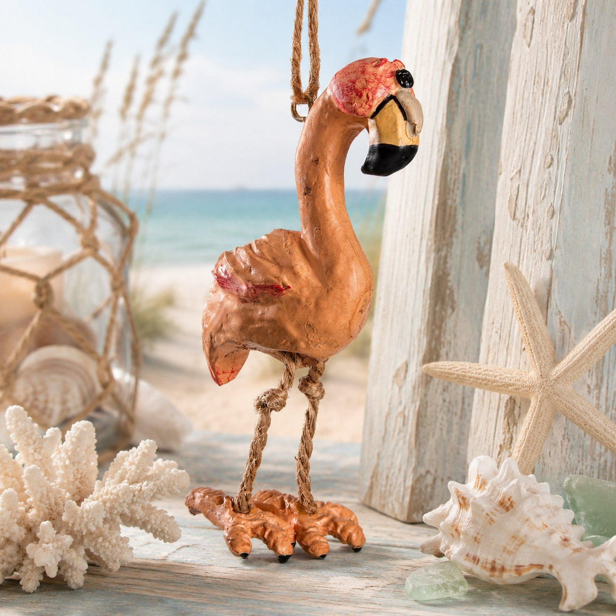 Flamingo Ornament - Birds Coastal & Zoo - BAC 008