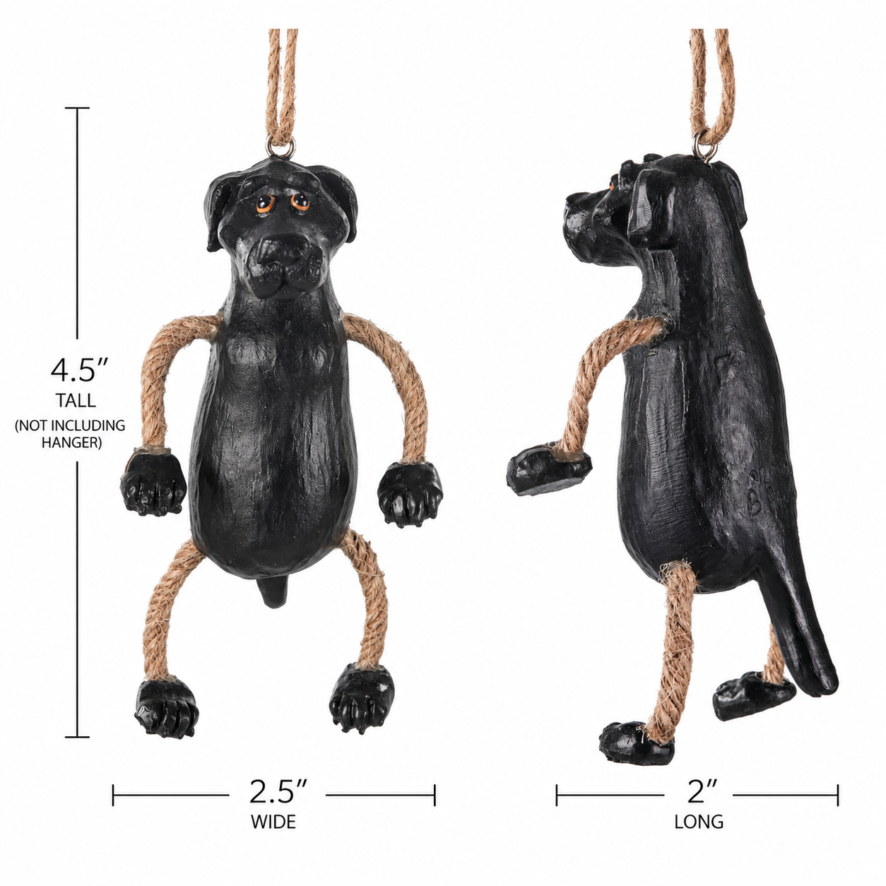 Bac 011 Black Lab Ornament