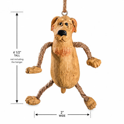 Yellow Lab Ornament - Dog Lover Gift - Bert Anderson BAC 012