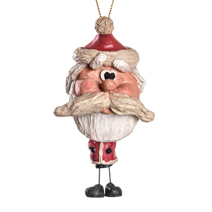 Rustic Santa Ornament-Holiday Decor - Bac 019
