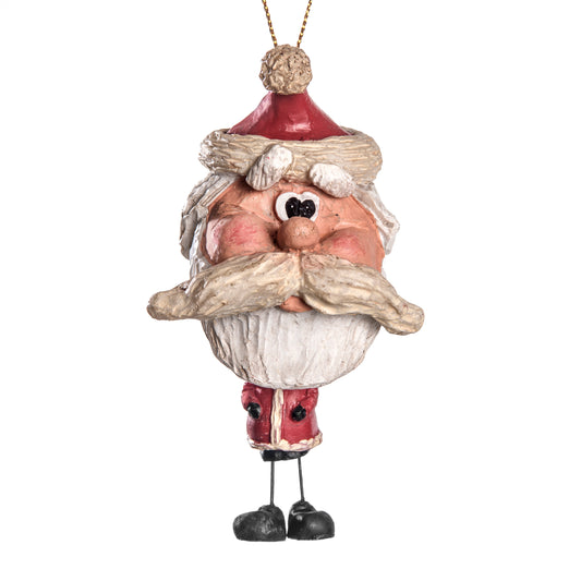 Rustic Santa Ornament-Holiday Decor - Bac 019