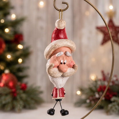 Classic Santa Ornament - Smooth Beard - Holiday - Bert Anderson - Bac 020