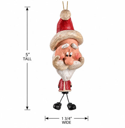 Classic Santa Ornament - Smooth Beard - Holiday - Bert Anderson - Bac 020