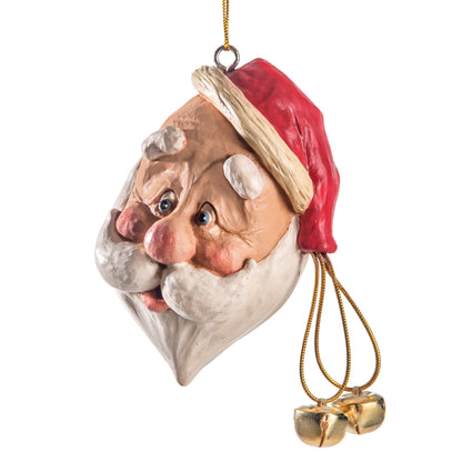 Large Tipped Hat Santa Ornament by Bert Anderson - Bac 021