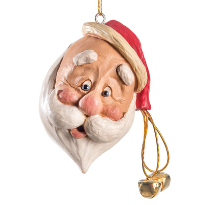 Large Tipped Hat Santa Ornament by Bert Anderson - Bac 021