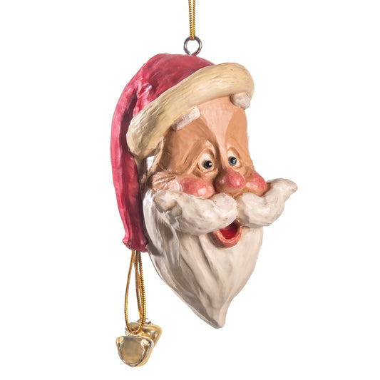Large Thin Faced Santa Ornament by Bert Anderson - Bac 023