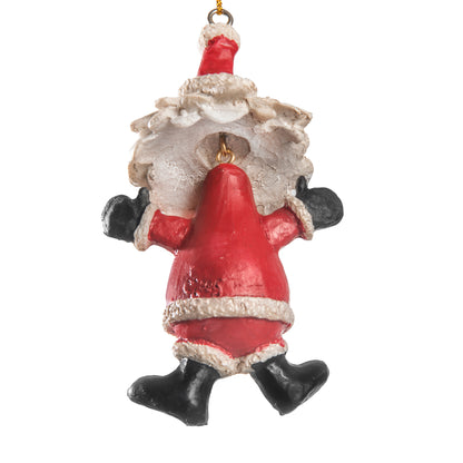 Santa Ornament with Bobbling Head and Arms Out - Bac 024