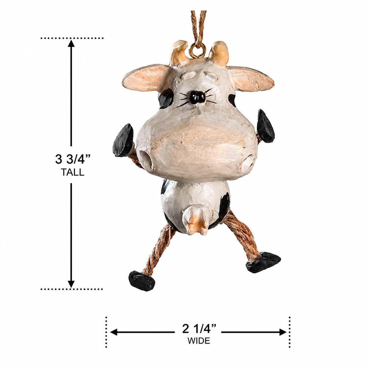 Cow Ornament -Farm Animal - Bert Anderson - Bac 028