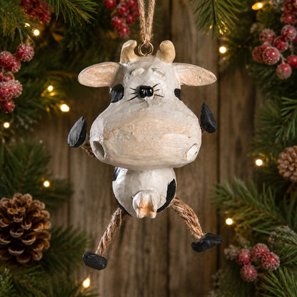 Cow Ornament -Farm Animal - Bert Anderson - Bac 028