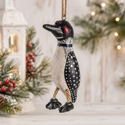 Loon Ornament - Cabin & Lake Decor - Bert Anderson - Bac 030