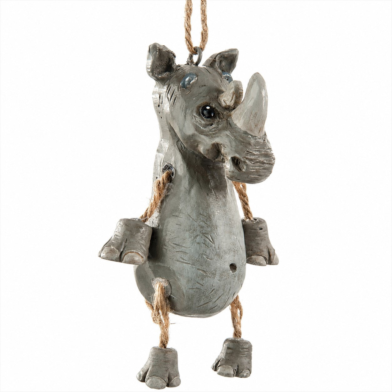 Rhinoceros Ornament - African Wildlife - Zoo Gifts - Bac 033