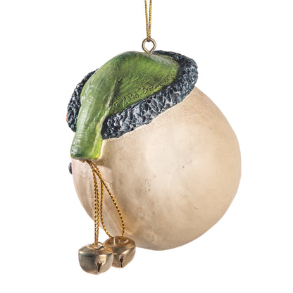Smiling Snowman Head Ornament - Bert Anderson - Bac 034