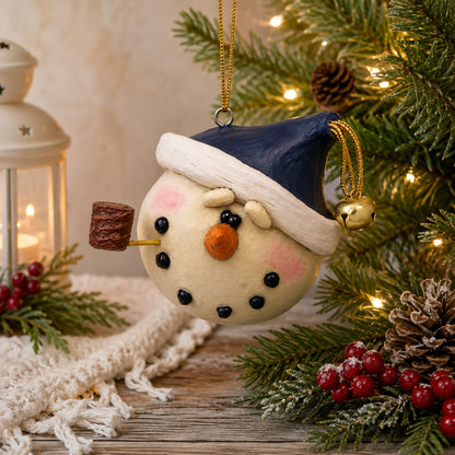 Bac 035 Lg Snowman Head w/Pipe