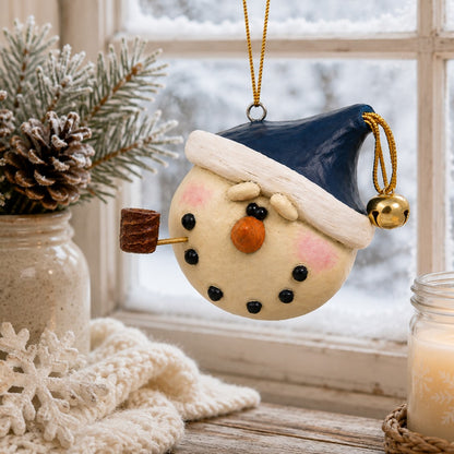 Bac 035 Lg Snowman Head w/Pipe