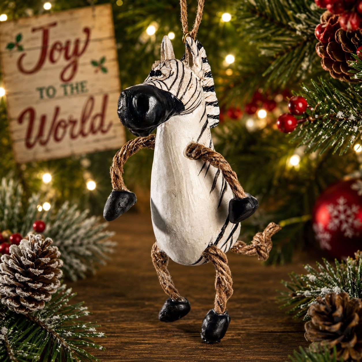 Bac 037 Zebra Ornament
