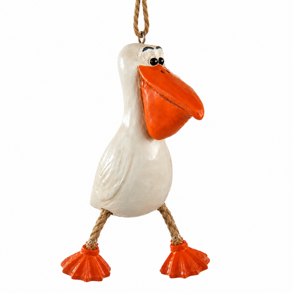 Pelican Ornament - Coastal Beach Decor - Bac 042