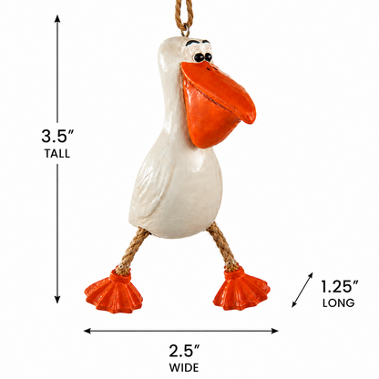 Pelican Ornament - Coastal Beach Decor - Bac 042