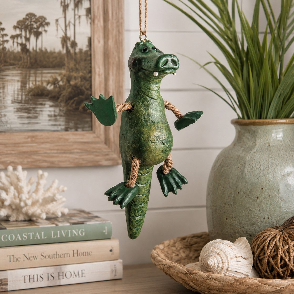 Alligator Ornament – Reptile - Wildlife Decor - BAC 047