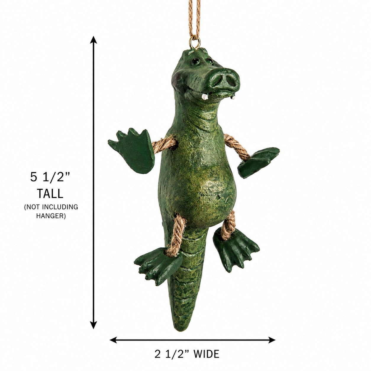 Alligator Ornament – Reptile - Wildlife Decor - BAC 047