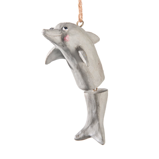 Dolphin Ornament - Nautical - Coastal Decor - Bac 048
