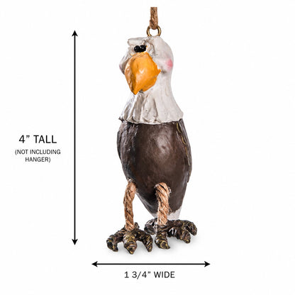 Bald Eagle Ornament - Wildlife Christmas Ornament - Bert Anderson BAC 050