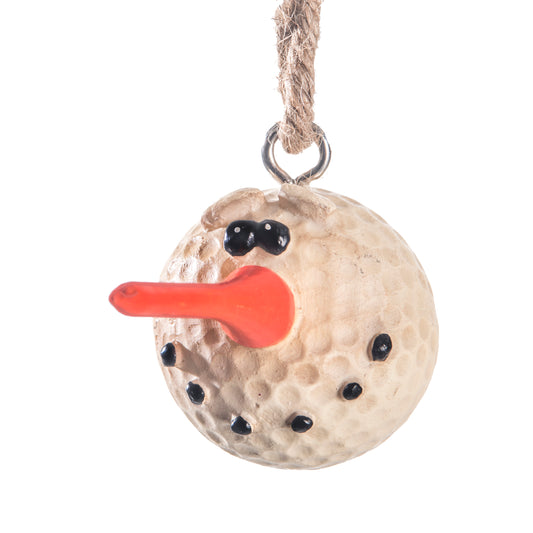 Golf Snowman Ornament - Golfer Christmas Gift - Bac 053