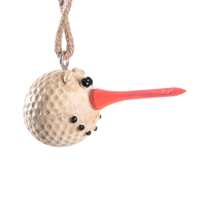 Golf Snowman Ornament - Golfer Christmas Gift - Bac 053