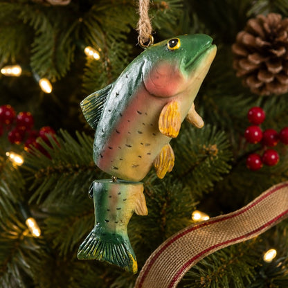 Trout Ornament - Fishing - Cabin - Bert Anderson - Bac 056