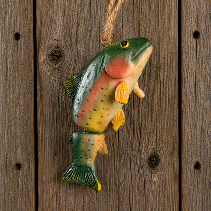 Trout Ornament - Fishing - Cabin - Bert Anderson - Bac 056