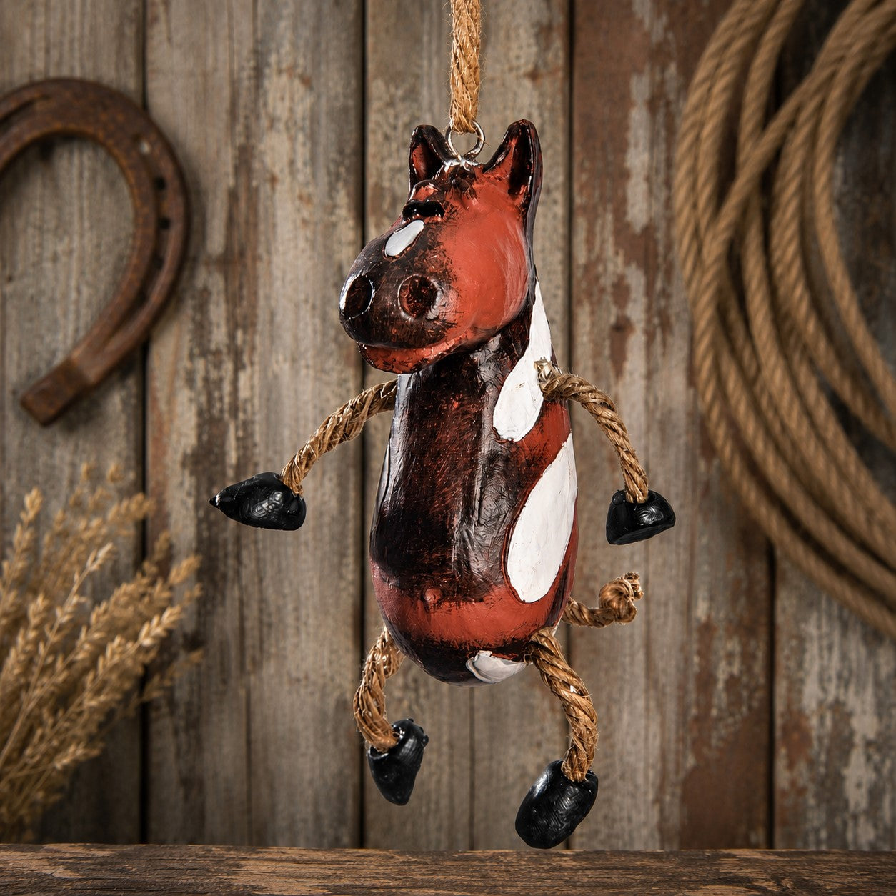 Bac 059 Painted Horse Ornament