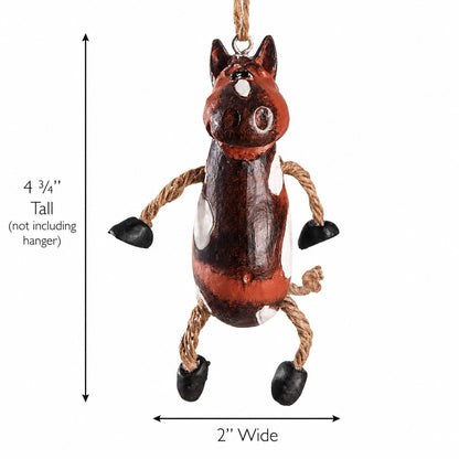 Bac 059 Painted Horse Ornament
