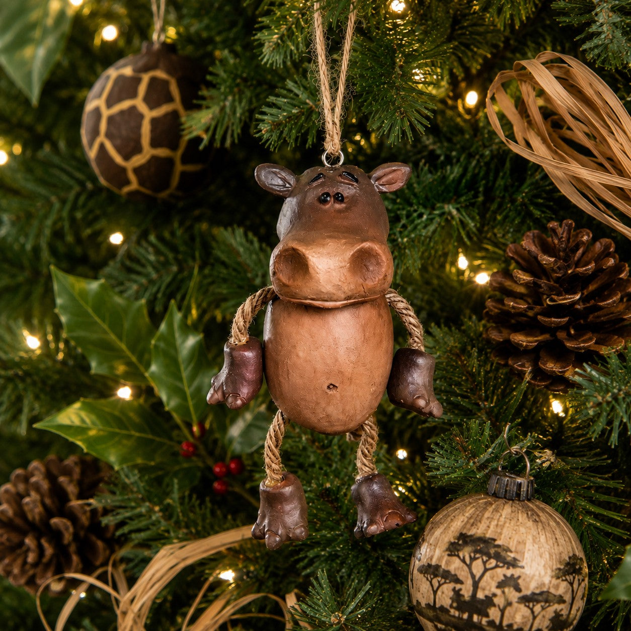 Hippopotamus Ornament - Zoo- African Wildlife - BAC 064