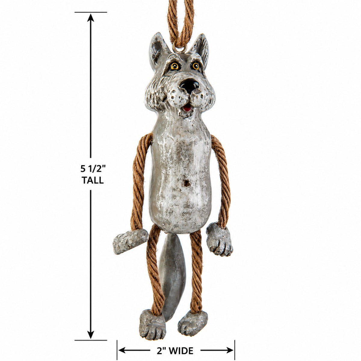 Wolf Ornament - North American Wildlife - BAC 092