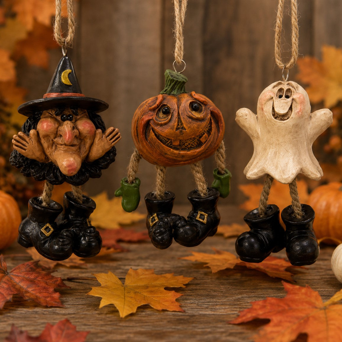 Jack-O'-Lantern Ornament - Halloween Pumpkin - BAC 096