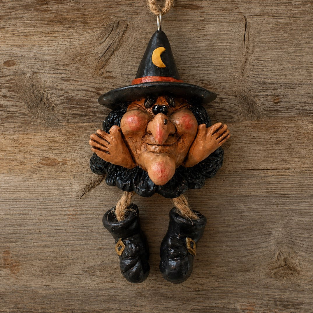 Witch Ornament - Halloween - Bert Anderson -BAC 094