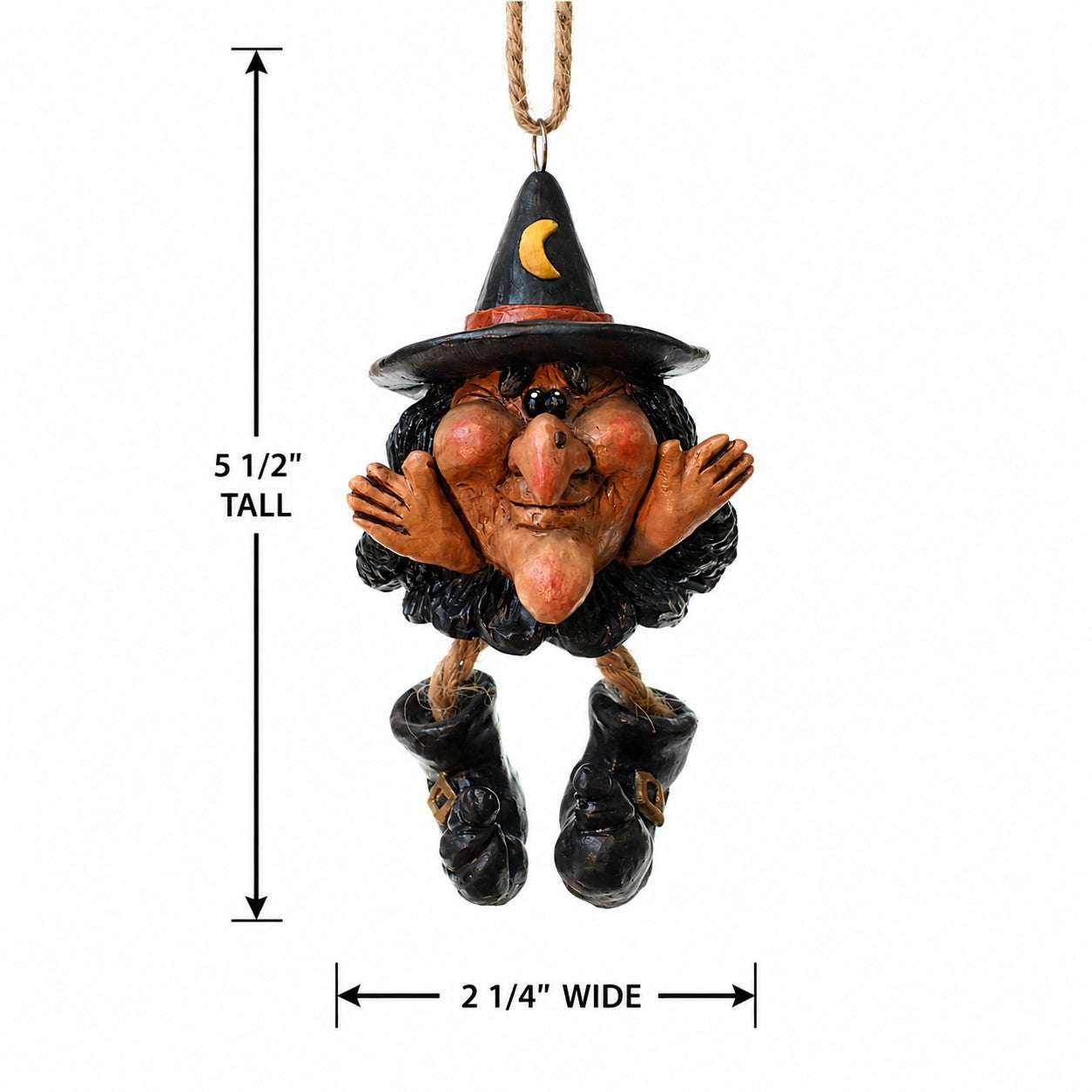 Witch Ornament - Halloween - Bert Anderson -BAC 094