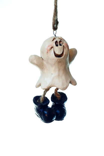 Bac 095 Ghost Halloween Ornament Set of 3