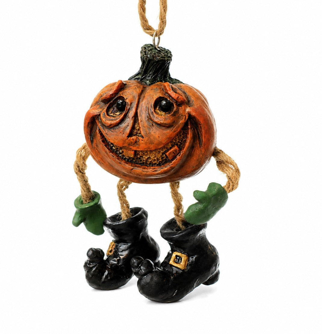 Jack-O'-Lantern Ornament - Halloween Pumpkin - BAC 096