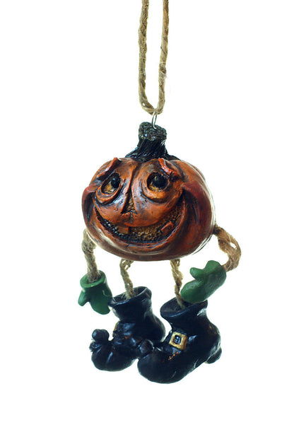 Bac 096 Pumpkin Halloween Ornament - Jack-O-Lantern Set of 3