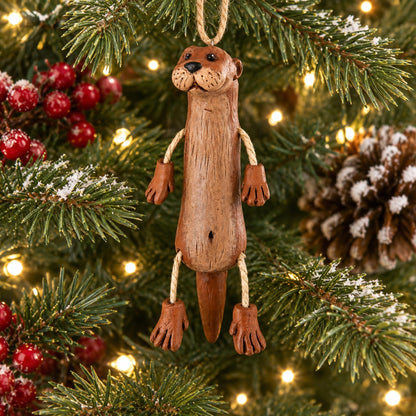 River Otter Woodland Ornament - Bac 128