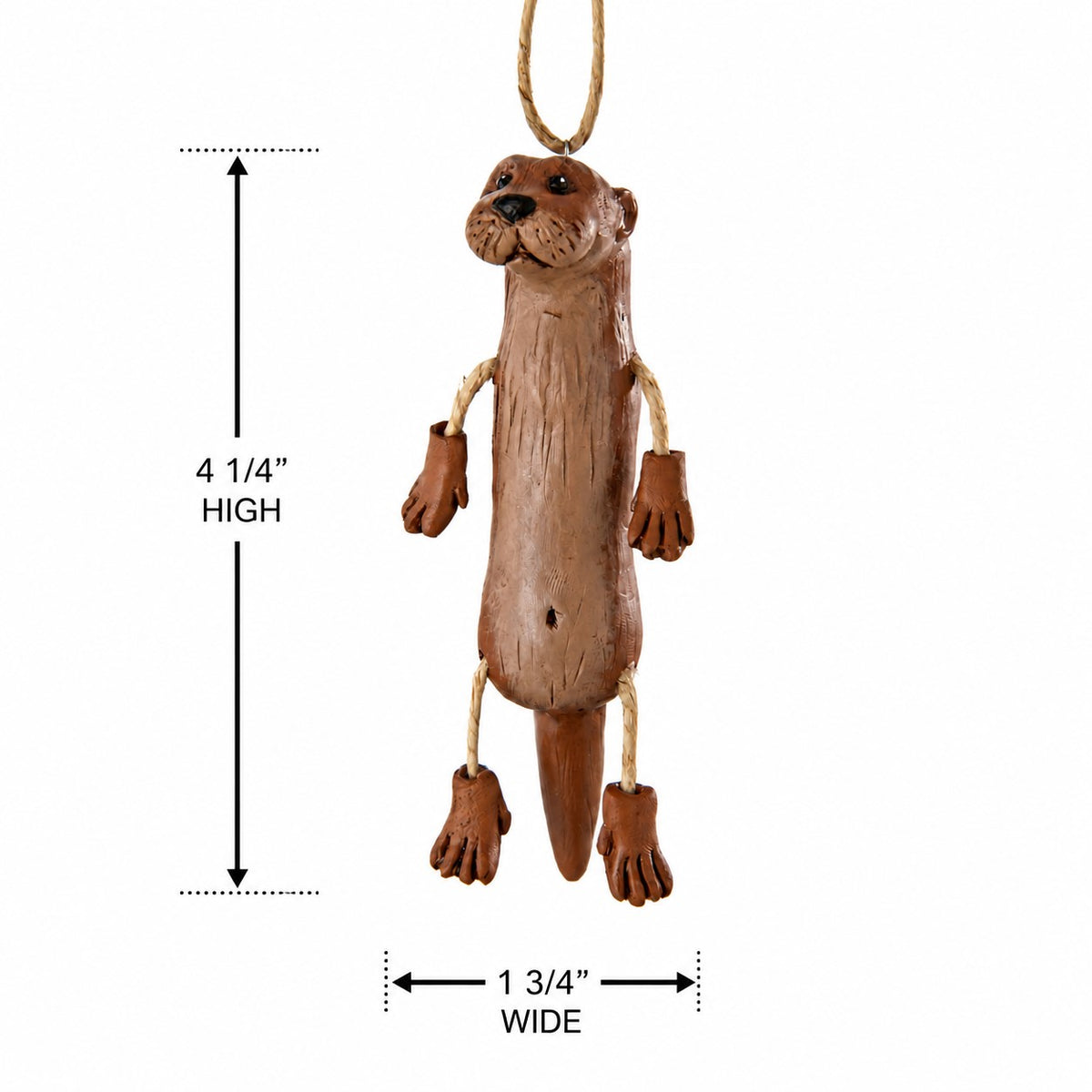 River Otter Woodland Ornament - Bac 128