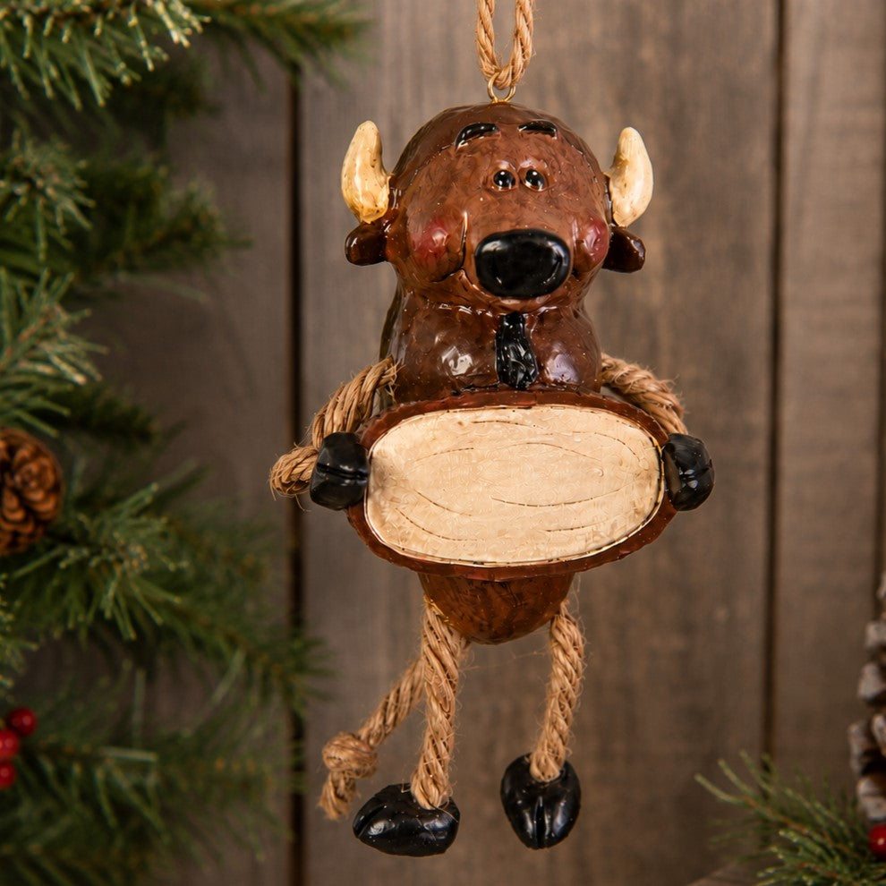 Personalized Buffalo Ornament by Bert Anderson | Bac 138